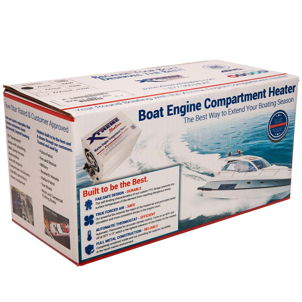 TWO Xtreme Heaters Small 400W XHEAT Boat Bilge Heaters and RVs